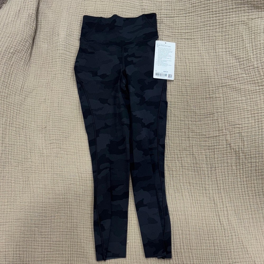 Lululemon Athletica Black Camouflage Leggings